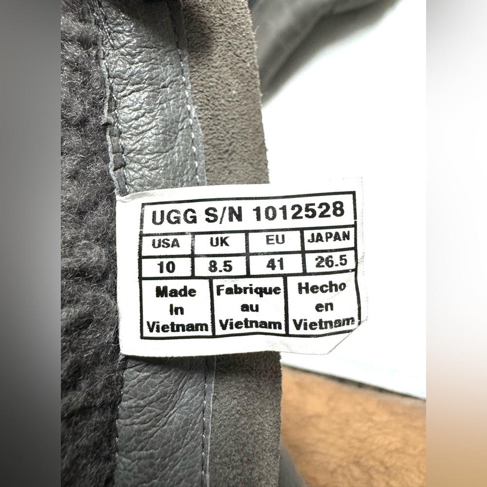 UGG Australia Leather Wedge‎ Boots #1012528 Size 10 - Picture 9 of 10